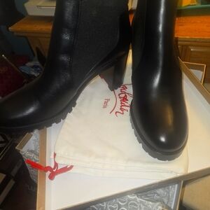 70 mm Christian Louboutin Black Women's Boots. Reasonable Offers Accepted.